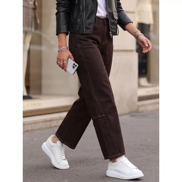 Damenhosen DSTREET UY3120 BRAUN 