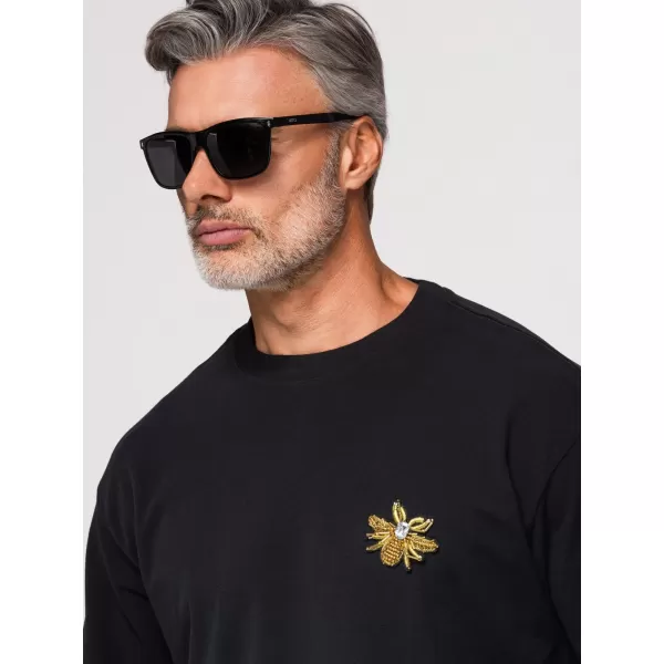  Herren-T-Shirt OMBRE OM-TSCT-0275 SCHWARZ 