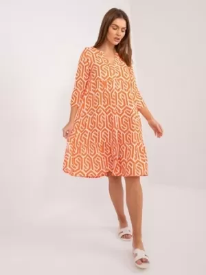 Kleid SUBLEVEL D73771M30214K ORANGE