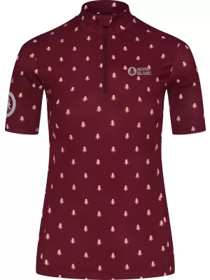 Damen-Radtrikot NORDBLANC TREES NBSLF8085 ROT