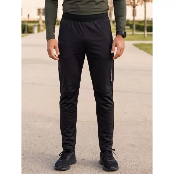  Softshellhose für Herren ALPINE PRO ABAR 2 SCHWARZ 