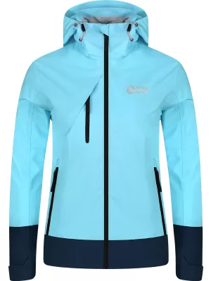 Wasserdichte Damenjacke NORDBLANC BOURNE NBSJL8317 HELLBLAU