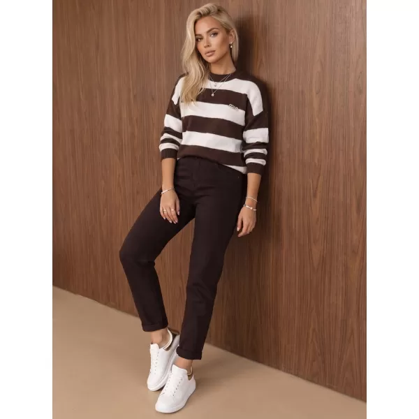  Damenhosen DSTREET UY3224 BRAUN 