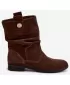 Damen-Stiefeletten ZAZOO 4210 SCHOKOLADE