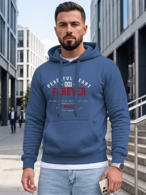 Herren-Sweatshirt DSTREET NX5150BX-17-09 BLAU