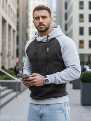 Herren-Sweatshirt DSTREET BX5935 SCHWARZ