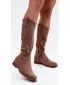 Damenstiefel S.BARSKI HY62-8144 KAFFEE