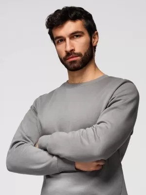 Herren-Sweatshirt OMBRE OM-SSBN-0271 GRAU