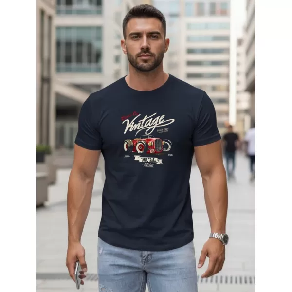  Herren-T-Shirt DSTREET NX5094R-NY DUNKELBLAU 