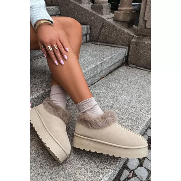  Schneemänner für Frauen BIG STAR SHOES UU274204 BEIGE 