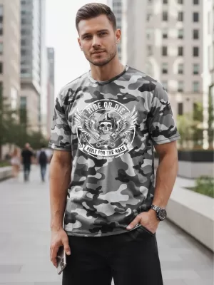 Herren-T-Shirt DSTREET NX2004R-SL-M HELLGRAU