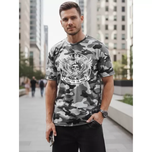  Herren-T-Shirt DSTREET NX2004R-SL-M HELLGRAU 