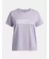 Mädchen-T-Shirt UNDER ARMOUR TECH TWIST WDMK LOGO SS 6007134-536 LILA