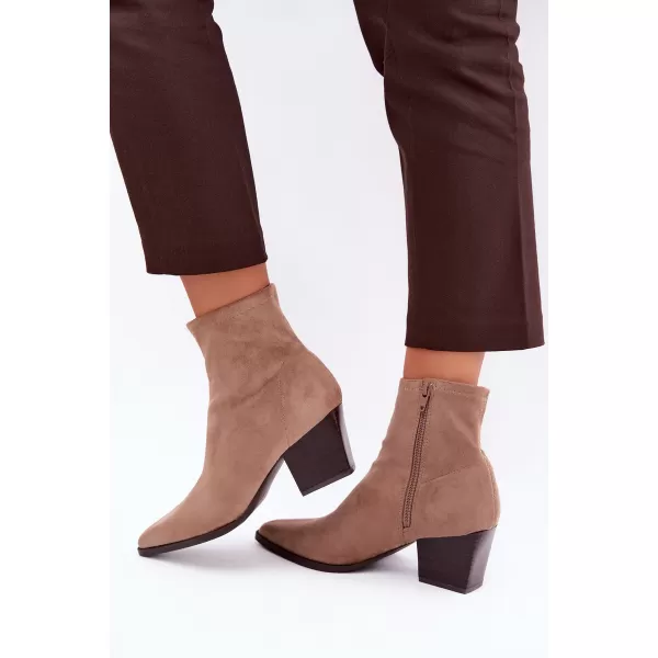  Damen-Stiefeletten BOTO D-209 BROWN BRAUN 