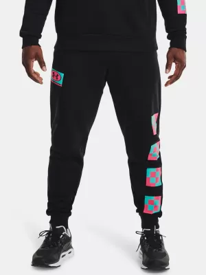Herren-Jogginghose UNDER ARMOUR UA RIVAL FLEECE GEO JOGGER 1366437-001 SCHWARZ
