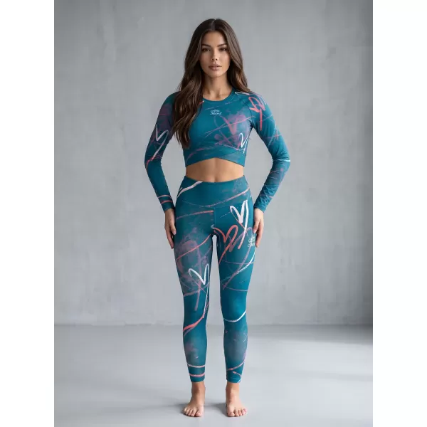  Lange Premium-Leggings für Damen (neue Größen) ALTISPORT VOJ/ALW082LEG05 KEROSIN 