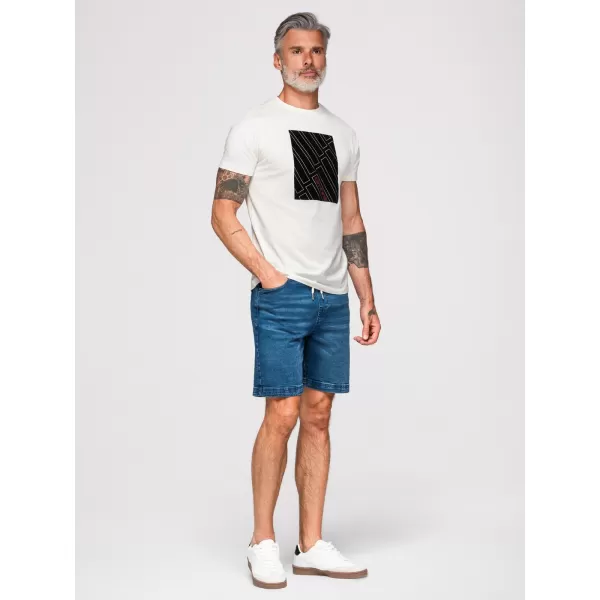  Herren-T-Shirt OMBRE OM-TSPT-0259 WEIß 