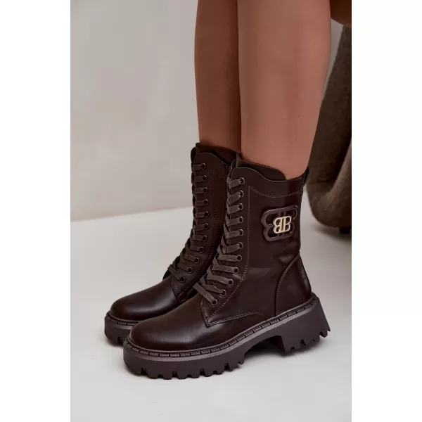  Damenschuhe BOTO QH7735 BRAUN 