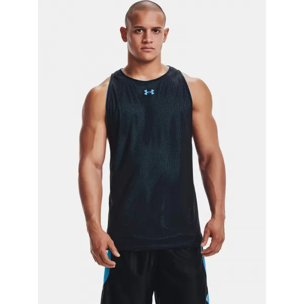  Herren-Tanktop UNDER ARMOUR UA BASELINE REVERSIBLE TANK 1361899-422 BLAU 