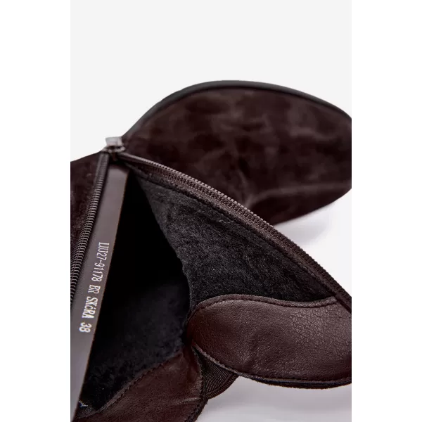 Damen-Stiefeletten VINCEZA 91178 BRAUN 