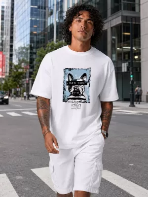 Herren-T-Shirt DSTREET NX1017R-WH-O WEIß
