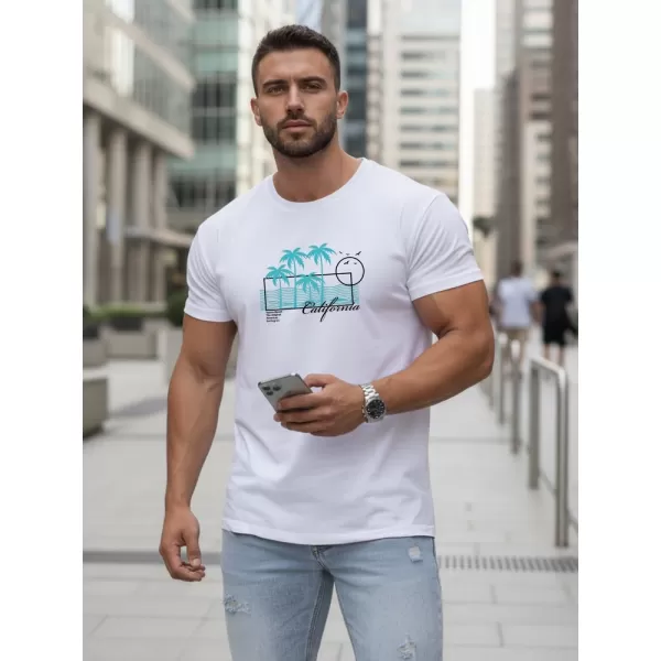  Herren-T-Shirt DSTREET NX5020R WEIß 