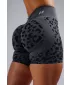Kompressions-Push-up-Shorts mit Leopardenmuster NEBBIA PRIMAL 856 SCHWARZER LEOPARD