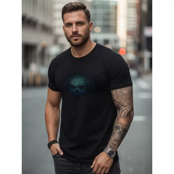  Herren-T-Shirt DSTREET NX0092R SCHWARZ 