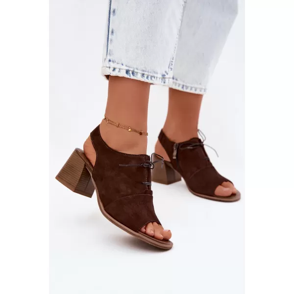  Damensandalen ZAZOO 40523 SCHOKOLADE 
