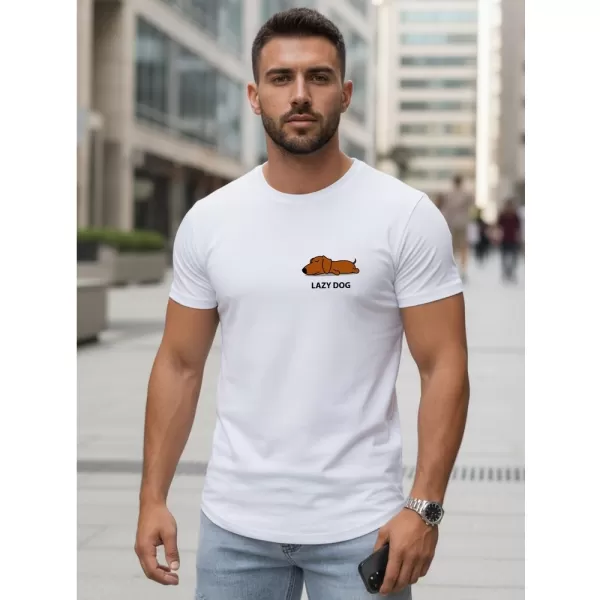  Herren-T-Shirt DSTREET NX5096R-WH WEIß 