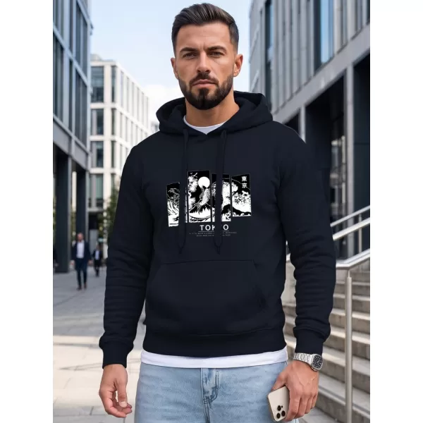  Herren-Sweatshirt DSTREET NX5146BX-25-09 DUNKELBLAU 