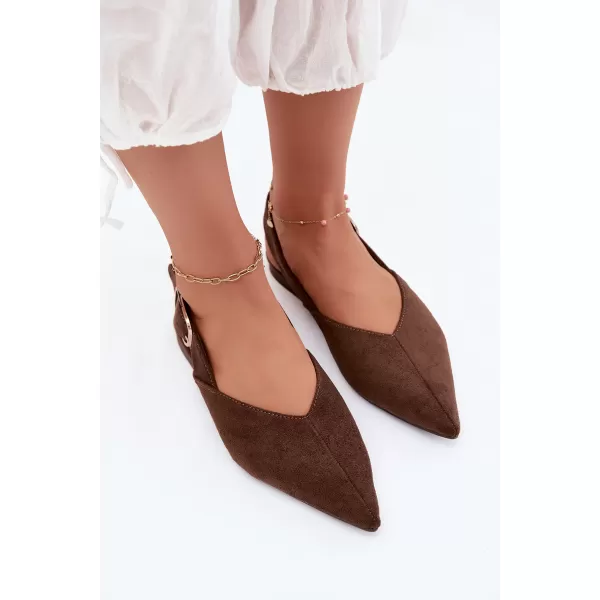 Ballerinas für Damen BOTO 9755 KAFFEE 