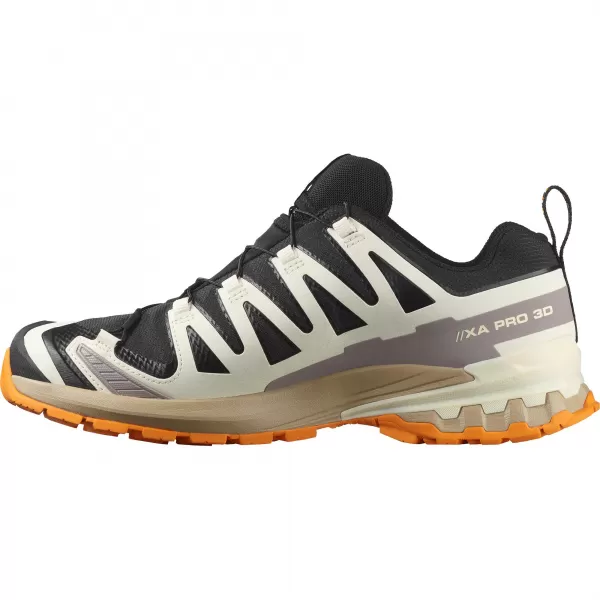  Herrenschuhe SALOMON XA PRO 3D V9 GORE-TEX L47881900 SCHWARZ/VANILLEEIS/KURKUMA 