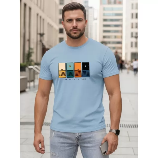  Herren-T-Shirt DSTREET NX5103R-SK HELLBLAU 