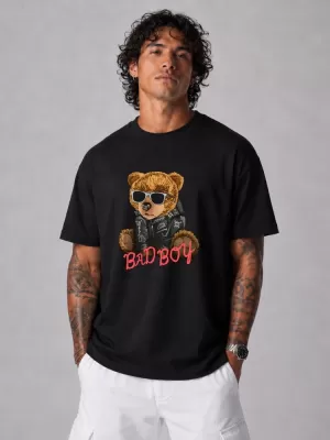 Herren-T-Shirt DSTREET NX1012R-BK-O SCHWARZ