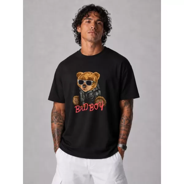  Herren-T-Shirt DSTREET NX1012R-BK-O SCHWARZ 