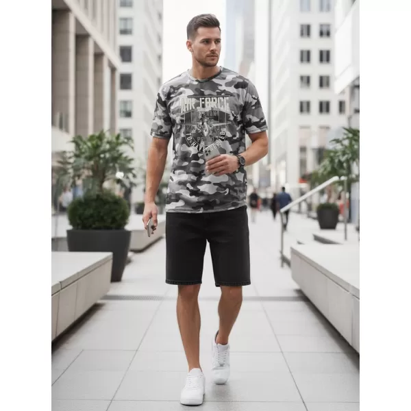  Herren-T-Shirt DSTREET NX2001R-SL-M HELLGRAU 