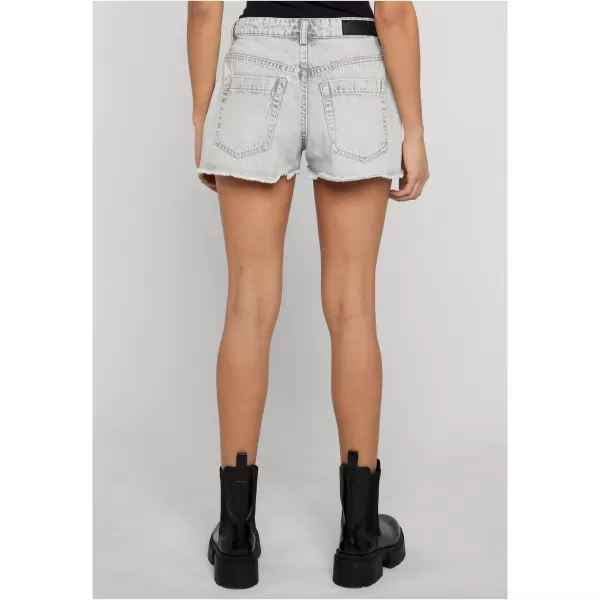  Damen-Shorts URBAN CLASSICS TB8193 HELLSILBERGRAU GEWASCHEN 