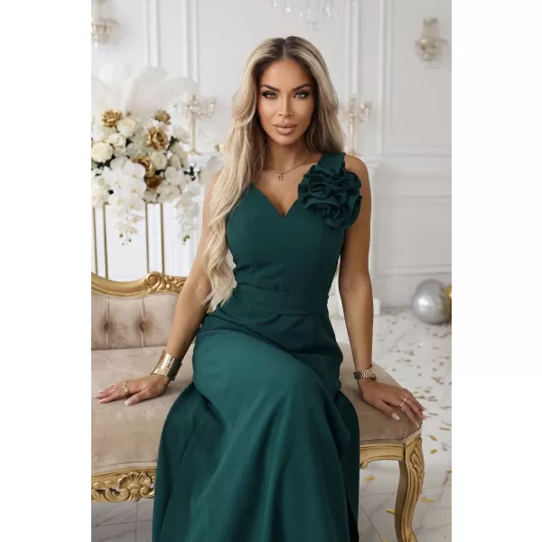  Kleid NUMOCO 669-1 FLASCHENGRÜN 