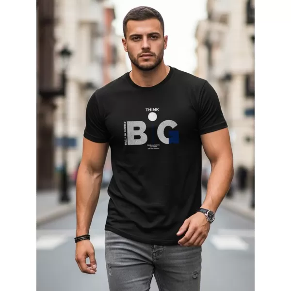  Herren-T-Shirt DSTREET NX0155R-BK SCHWARZ 