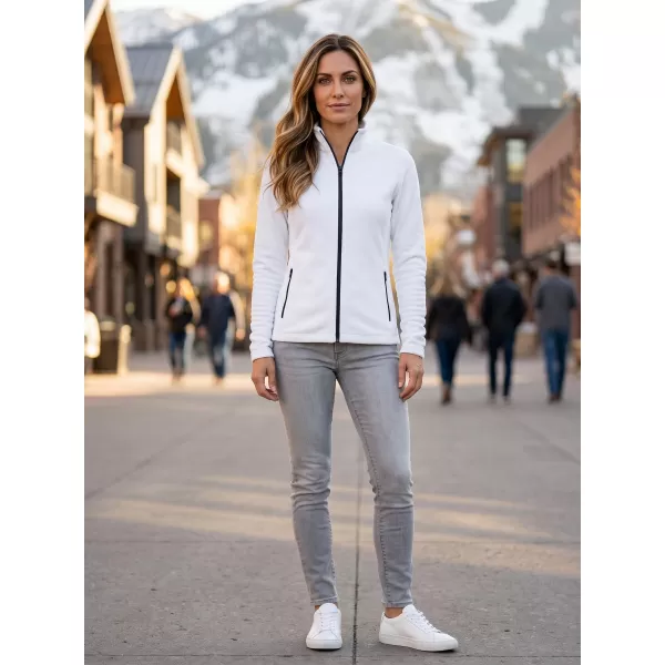  Damen-Sweatshirt aus Microfleece MALFINI FACTOR 853 WEIß 