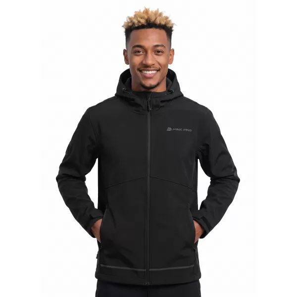  Outdoor-Jacke für Herren ALPINE PRO MOREN SCHWARZ 