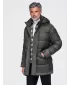Herren-Winterjacke OMBRE OM-JALJ-0263 DUNKLES OLIV