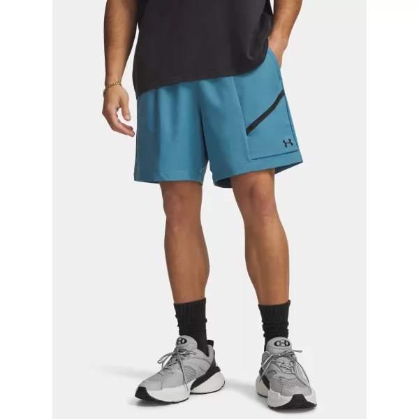  Herrenshorts UNDER ARMOUR UNSTOPPABLE WOVEN SHORTS 6009361-466 BLAU 