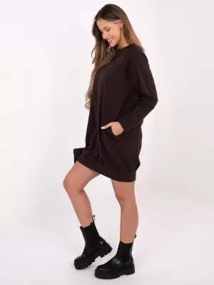 Kleid BASIC FEEL GOOD RV-TU-5184.93P DUNKELBRAUN