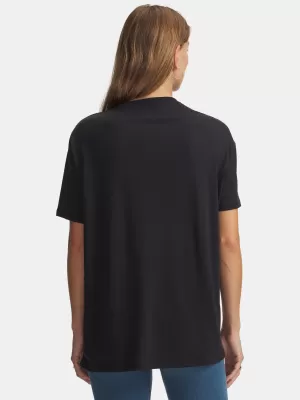 Damen-T-Shirt UNDER ARMOUR RIVAL OS CAMPUS TEE 6007883-001 SCHWARZ