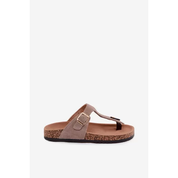  Damen-Flip-Flops BOTO 26SD21-101 BEIGE 