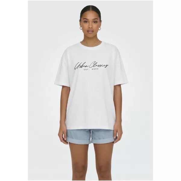  Damen-T-Shirt URBAN CLASSICS TB8752 WEIß 