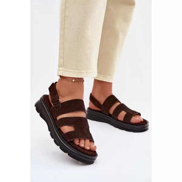  Damensandalen BIG STAR SHOES TT274483 BRAUN/BEIGE 
