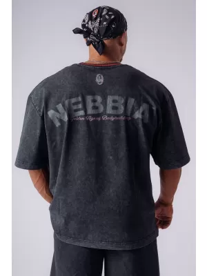 Herren-T-Shirts NEBBIA OLYMPIA HEAVYWEIGHT COTTON 941 SCHWARZ